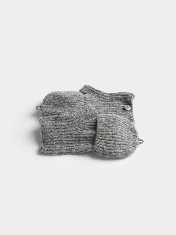 Перчатки вязаные с откидным верхом, Woolens, image-4