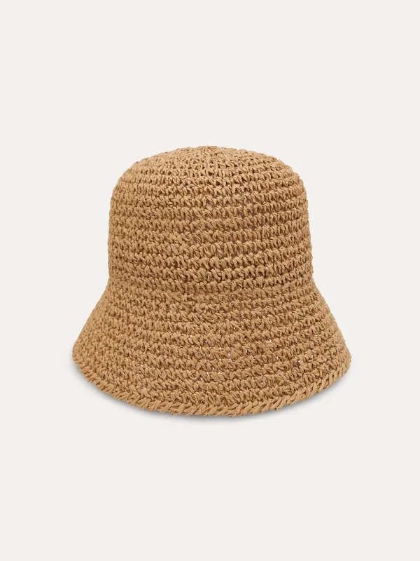 Панама, 57 см, единый размер, целлюлоза, песочная, Banjo, image-0