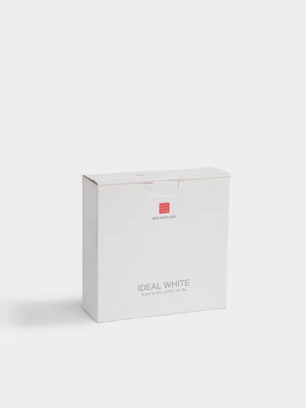 Тарелка суповая, 20 см, 2 шт, Ideal white, image-3