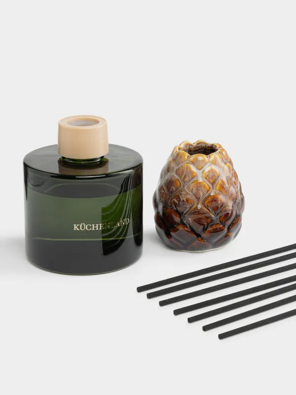 Ароматический диффузор, 100 мл, Oud wood, Шишка, Winter delice, image-2