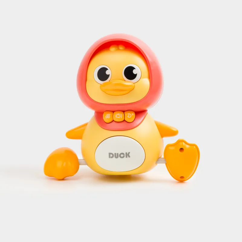 Игрушка развивающая, магнитная, 14 см, музыкальная, с подсветкой, Duck yellow, image-2