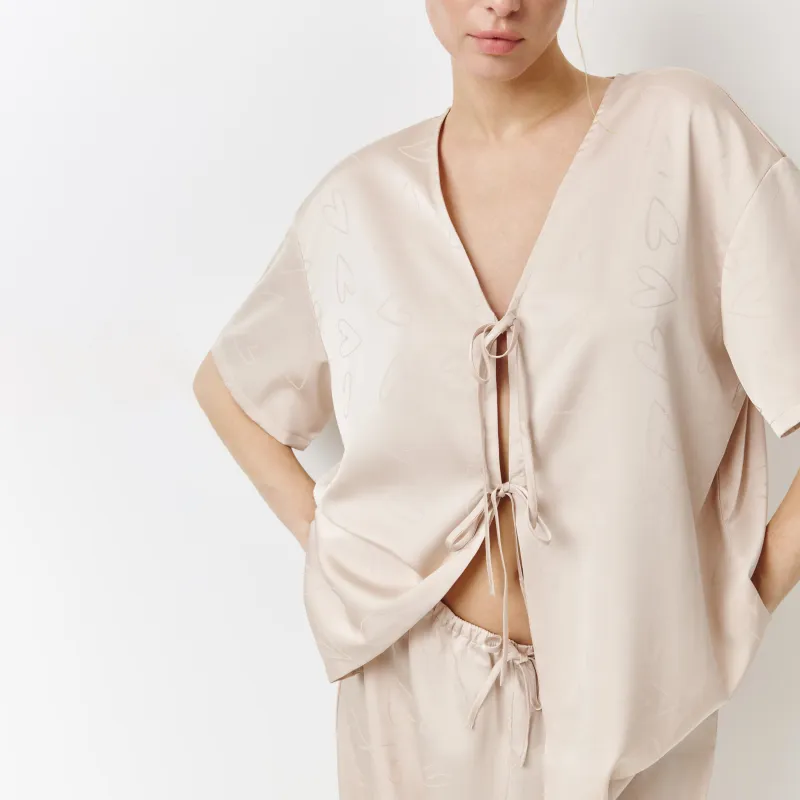 Рубашка женская, с коротким рукавом, Arisha