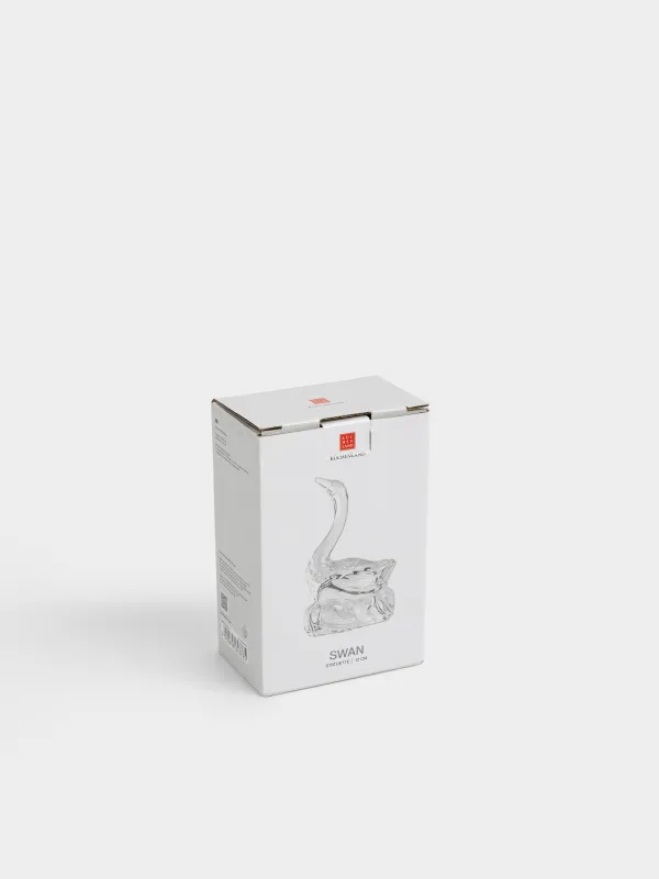Статуэтка, 12 см, стекло, Лебедь, Swan, image-4