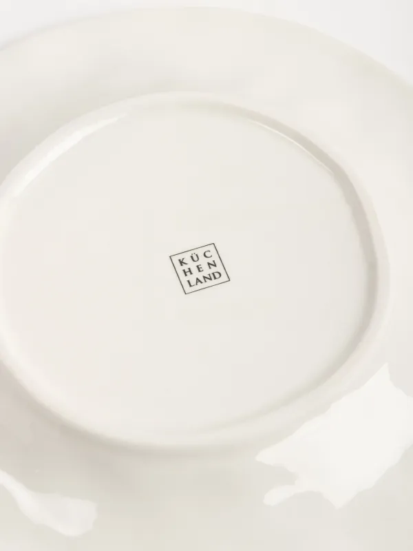 Тарелка закусочная, белая, Floria graphic, image-4