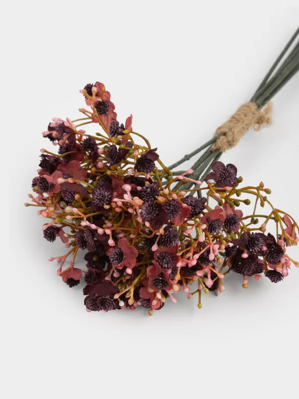 Букет декоративный 30 см, пластик, Розовые цветы, Flower garden, image-2