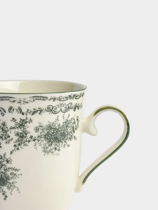 Кружка, 430 мл, Зеленые шишки, Conifer lace, image-2