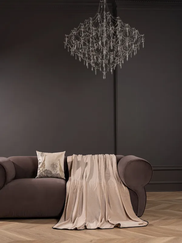 Плед, 140х190 см, фланель, песочный, Flannel, image-6