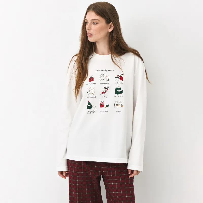 Лонгслив женский, молочный, Lani