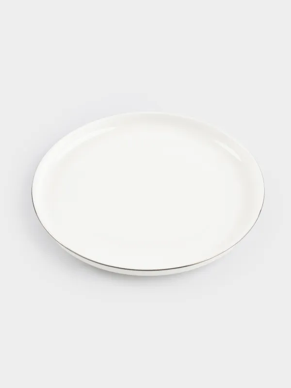 Тарелка десертная, 20 см, 2 шт, фарфор F, белая, Ideal silver, image-1