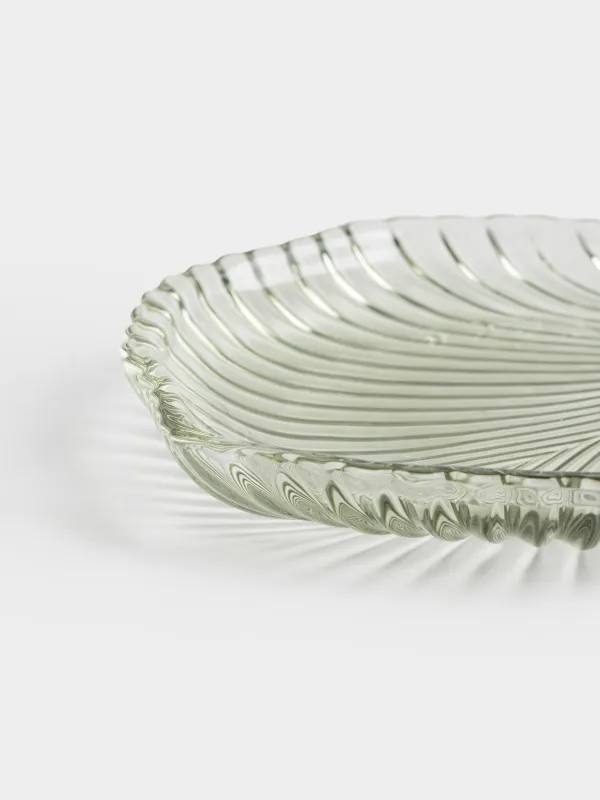Блюдо, 17х20х2 см, Лист, Clear pattern, image-4