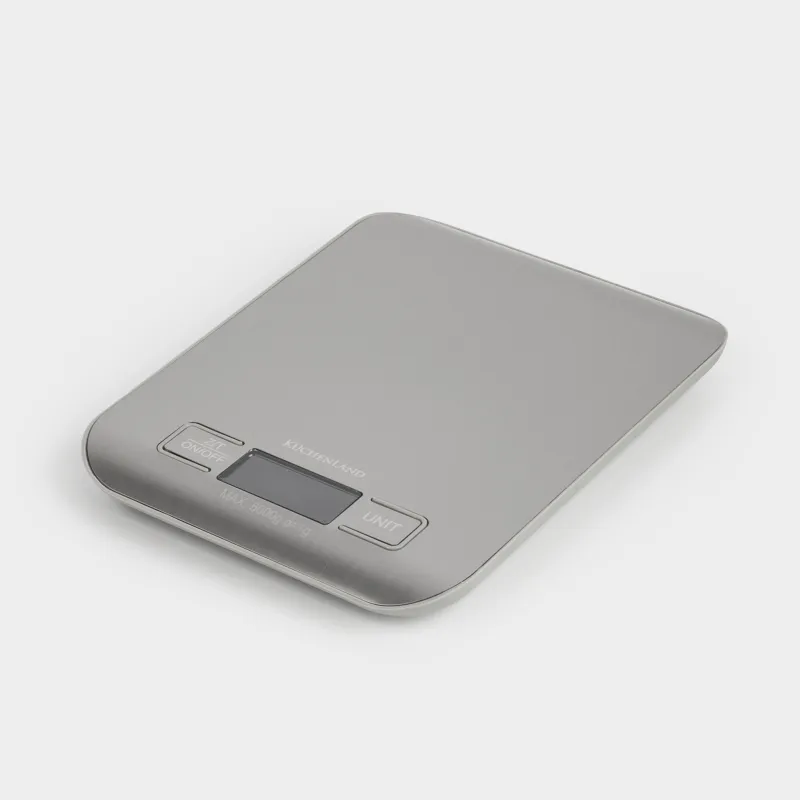 Весы кухонные, 18х14 см, электронные, сталь/пластик, серебристые, Libra