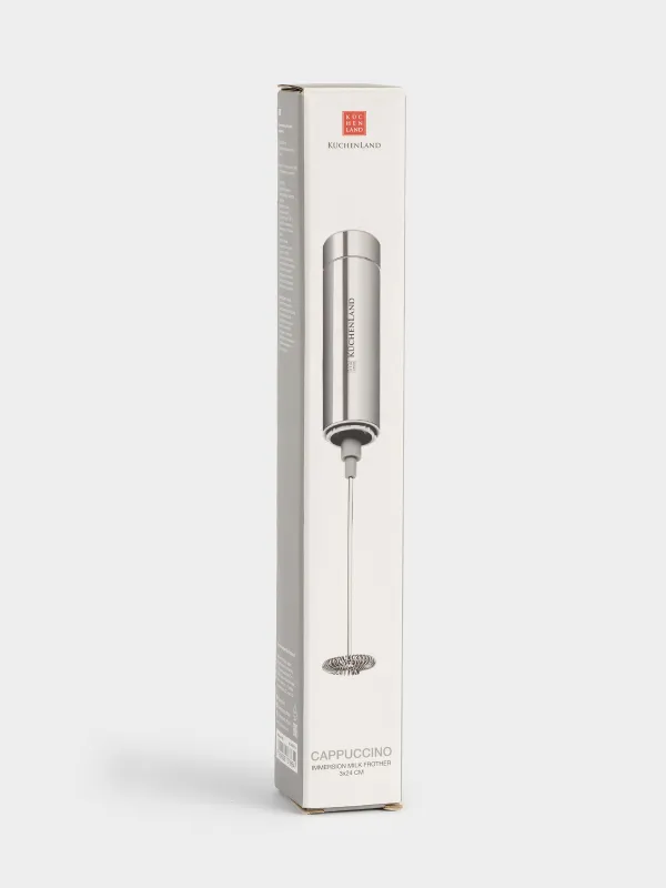 Вспениватель для молока, 24 см, погружной, сталь, Cappuccino, image-3