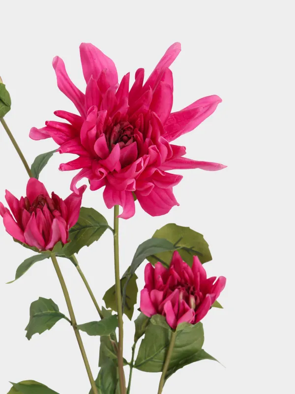 Ветка декоративная, 85 см, Розовый георгин, Flower garden, image-2