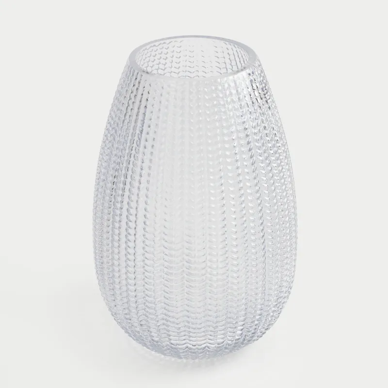 Ваза для цветов, 26 см, стекло, Fantasy, image-1