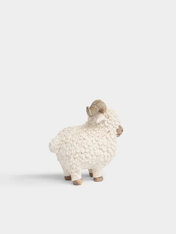 Статуэтка, 8 см, Баран, Sheep beige, image-1