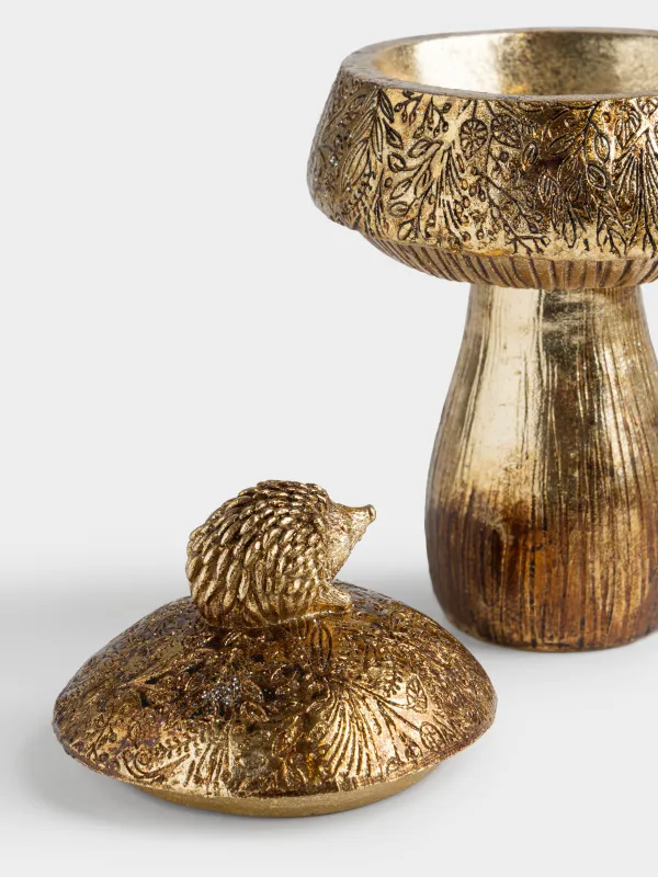Емкость для хранения, 12х19 см, Гриб и еж, Fungi gold, image-2