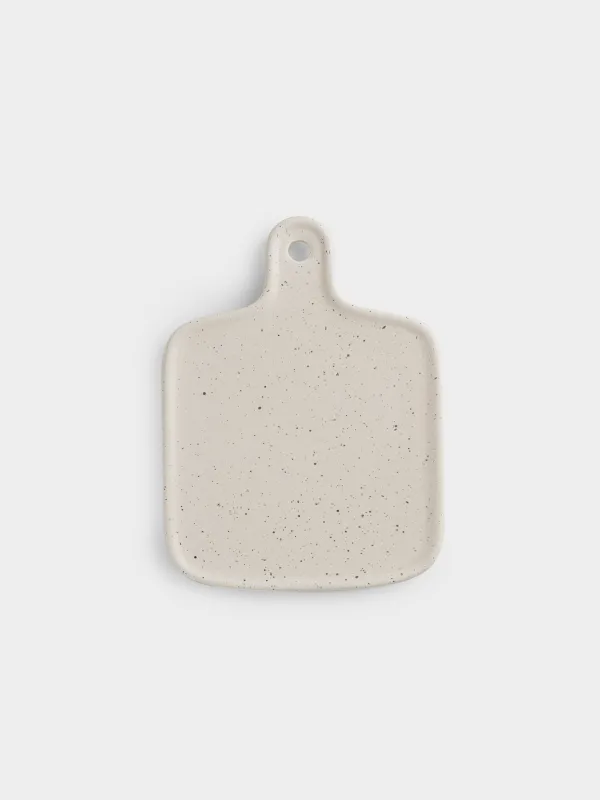 Блюдо сервировочное, 20х15 см, с ручкой, Provencal speckled, image-1