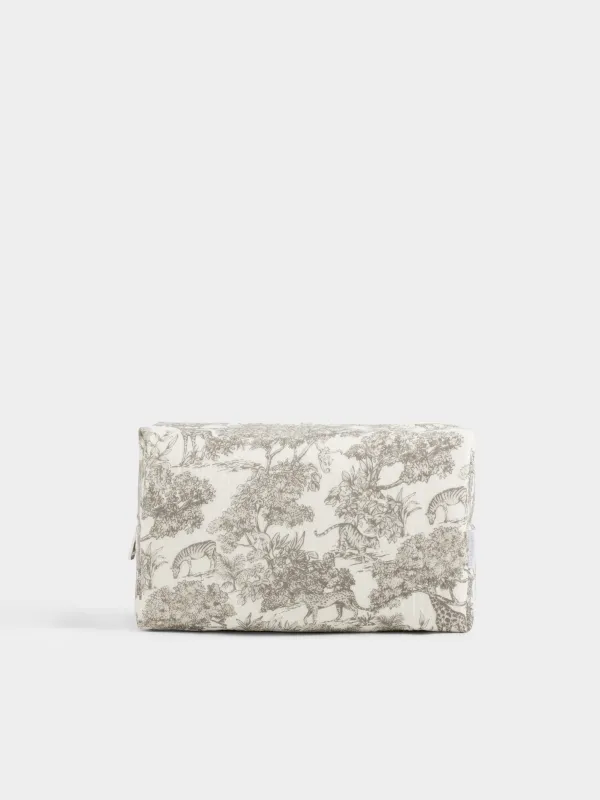 Косметичка, 25х16 см, Тропики, Muslin print, image-0