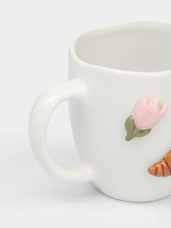 Кружка, 400 мл, с магнитами, керамика D, белая, Маленькие радости, Magnet joy, image-1