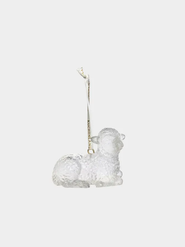 Игрушка елочная, 7х6 см, Ягненок, Figure christmas, image-0