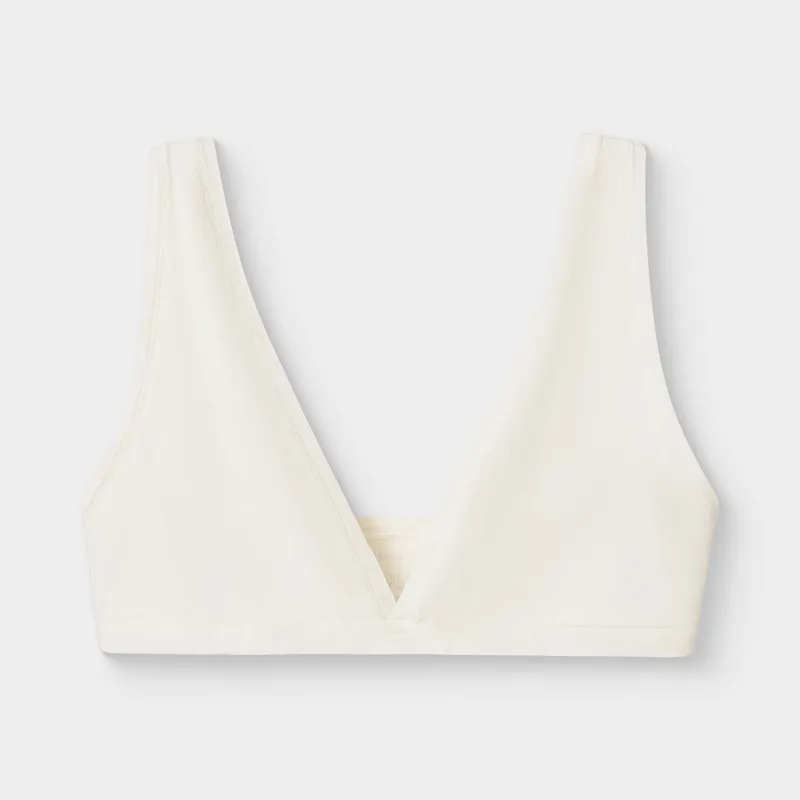 Бюстгальтер-бра, р. L, полиамид/эластан К, молочный, Yufemi