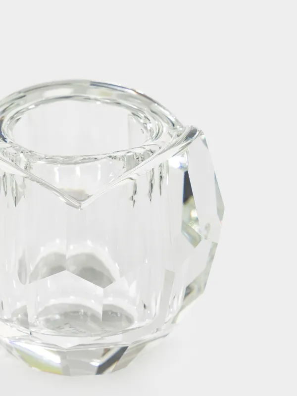 Подсвечник, 4 см, для тонкой свечи, кристальное стекло, Lux crystal, image-1