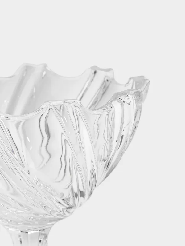 Конфетница, 14х23 см, 480 мл, на ножке, с крышкой, стекло Р, Torsido, image-4