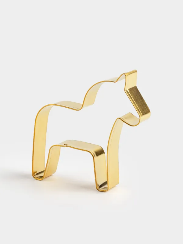 Набор форм для печенья, 3 шт, сталь, золотистый, Лошадь/Подкова, Bakery gold, image-2