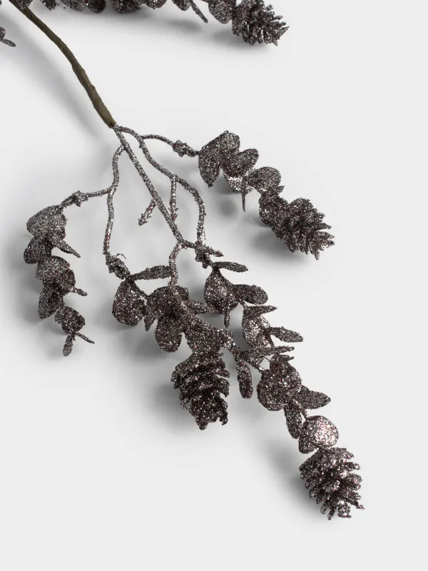 Гирлянда декоративная, 1,2 м, Шишки, Bronze decor, image-1