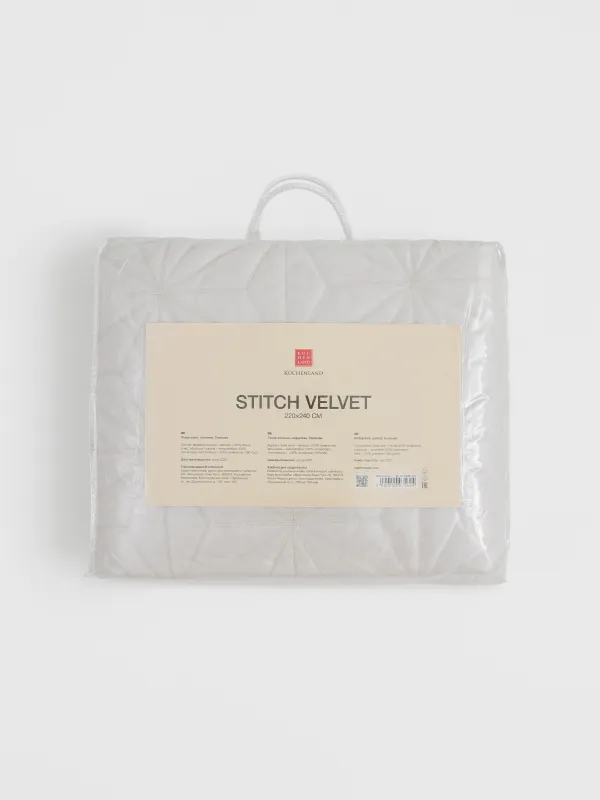 Покрывало, 220х240 см, стеганое, Toulouse, Stitch velvet, image-6