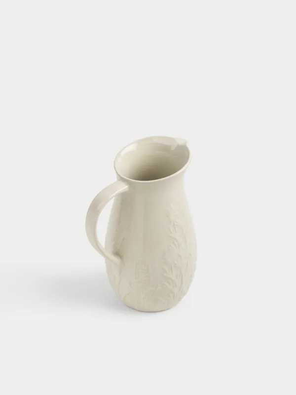 Кувшин, 1,4 л, керамика, молочный, Ветви, Forest ode, image-3