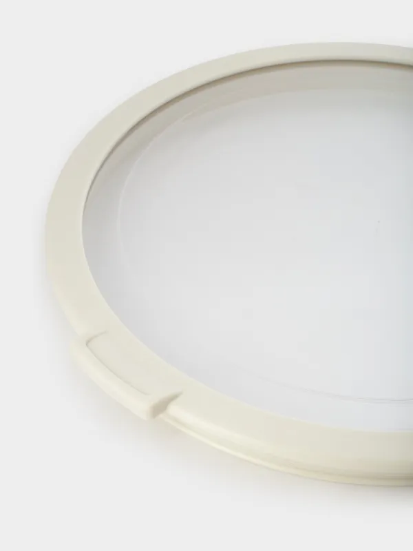 Миска, 3/4,5 л, 2 шт, с крышкой, антискользящее дно, сталь/пластик, бежевая, Terra new, image-5