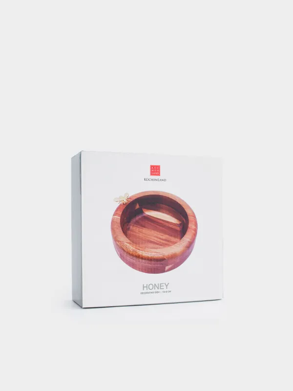Блюдо декоративное, 19 см, Пчела, Honey, image-7