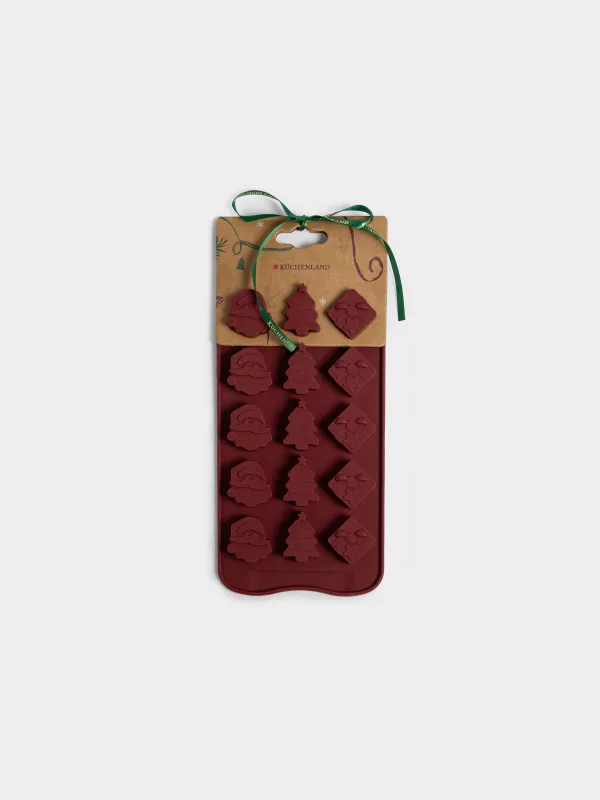 Форма для льда и шоколада, 21x11 см, Новогодние символы, Bakery color, image-4