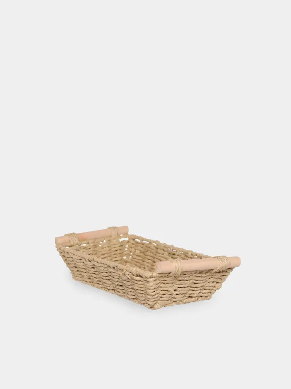 Корзина для хранения, 25х15 см, с ручками, Braided, image-1