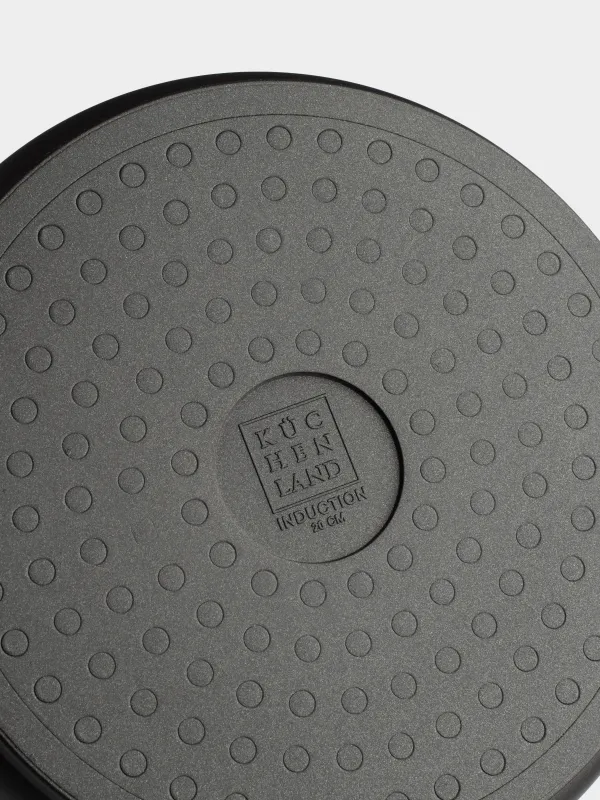 Кастрюля, 20 см, 2,5 л, с крышкой, съемные ручки, с покрытием, алюминий, Solution Red 2, image-7