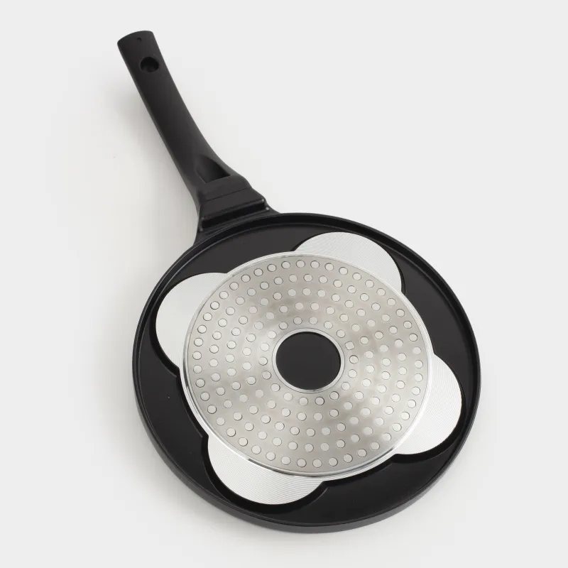 Сковорода для яиц и оладий, 21 см, 4 отд, с покрытием, алюминий, Новогодние атрибуты, Action, image-4