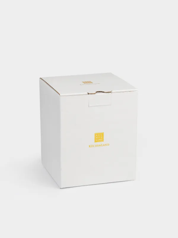 Кружка, 450 мл, фарфор F, белая, с золотистым кантом, Тюльпаны, Tulip garden, image-4