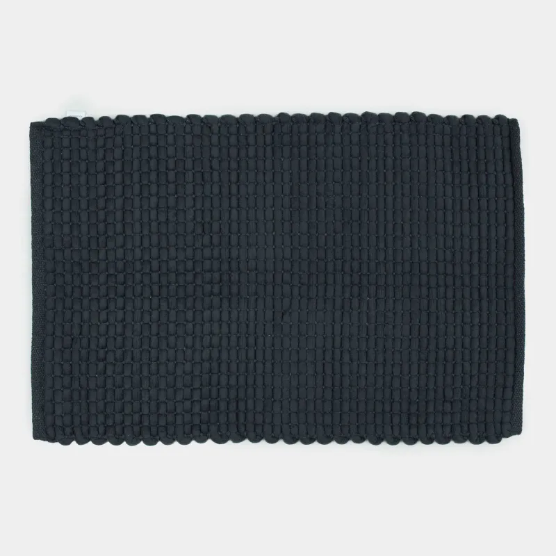 Коврик, 50x80 см, полиэстер/хлопок, графитовый, Cosy, image-0