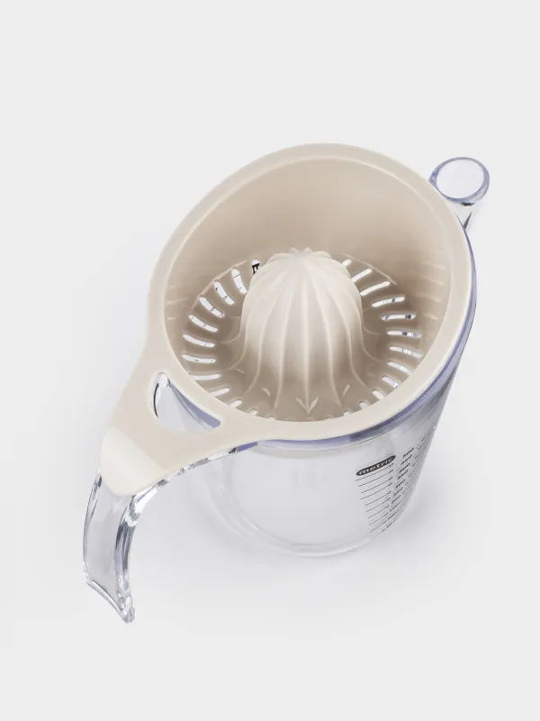 Соковыжималка для цитрусовых, 500 мл, с мерным стаканом, пластик, серая, Extra-light, image-3