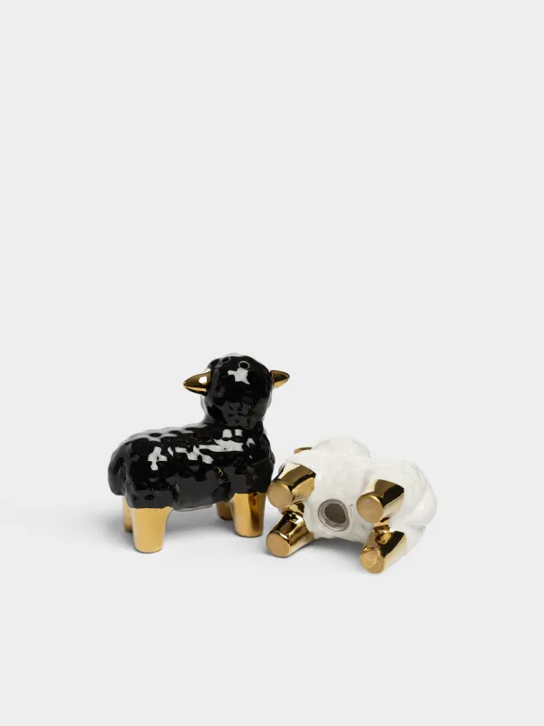 Набор для соли и перца, Овцы, Sheep gold, image-3