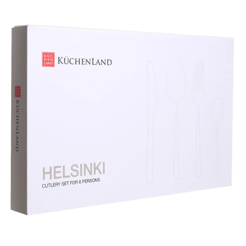 Столовые приборы, 6 перс, 24 пр, сталь, Helsinki, image-2