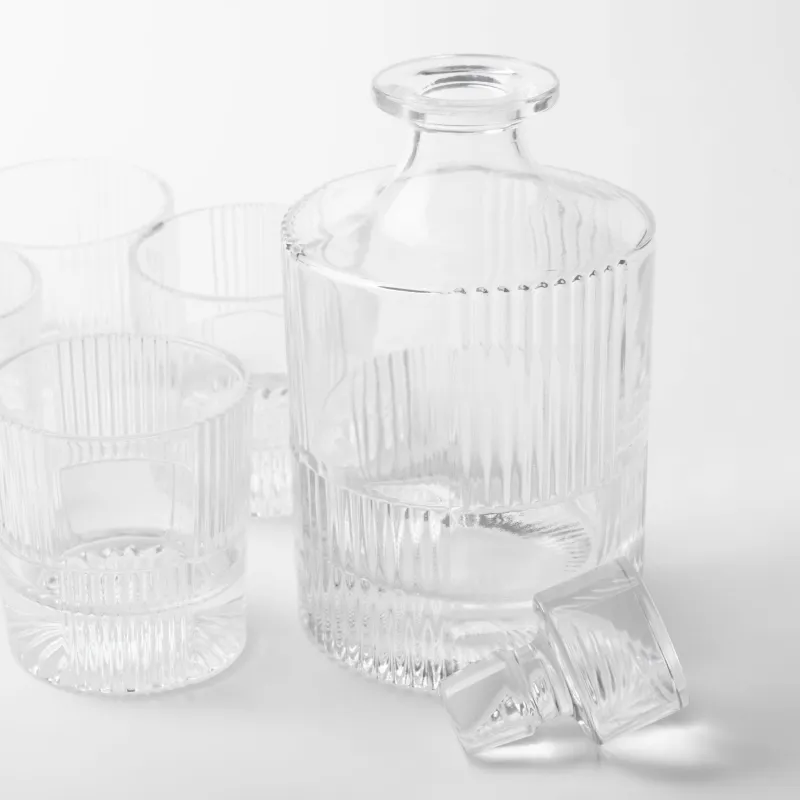 Набор для виски, 4 перс, 5 пр, графин/стаканы, стекло Р, Ribby, image-2