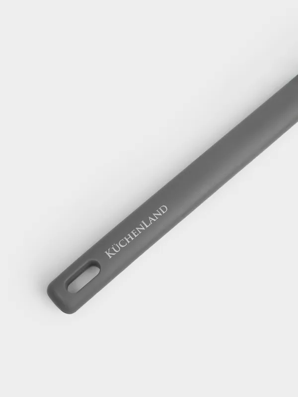 Кисть кулинарная, 27 см, силикон, серая, Grey steel, image-4