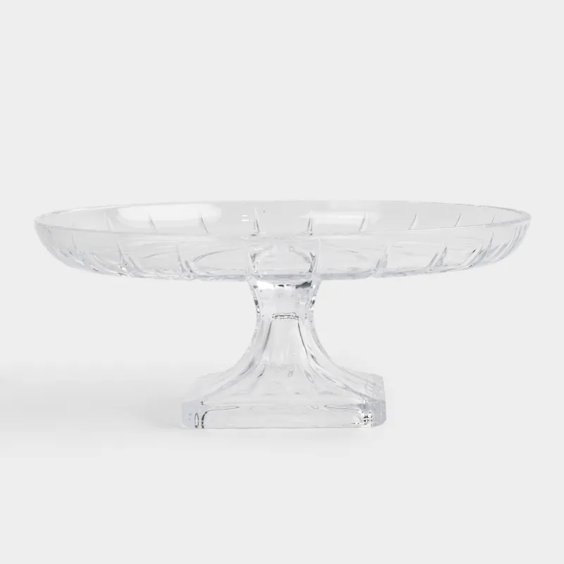 Блюдо на ножке, 31х12 см, стекло Р, Glare