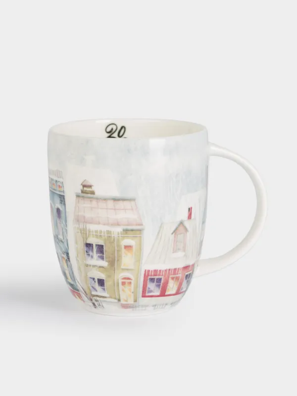 Кружка, 400 мл, фарфор, House built, image-0