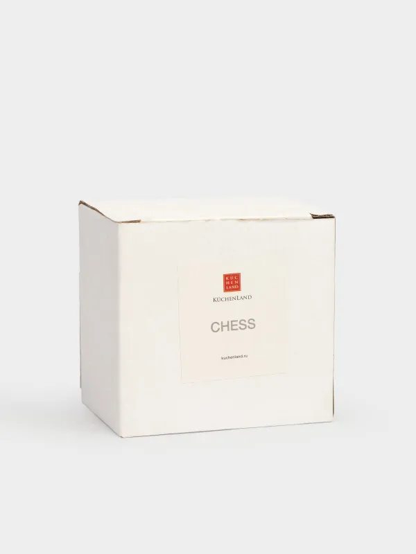 Набор для соли и перца, 9 см, фарфор P, черный/белый, Шахматы, Chess, image-7