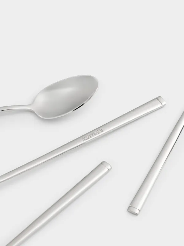 Ложка чайная, 6 шт, с длинной ручкой, сталь, Madrid, image-3