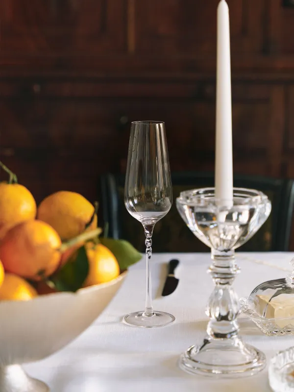 Бокал для шампанского, 280 мл, 2 шт, кристальное стекло, Витая ножка, Parma, image-5