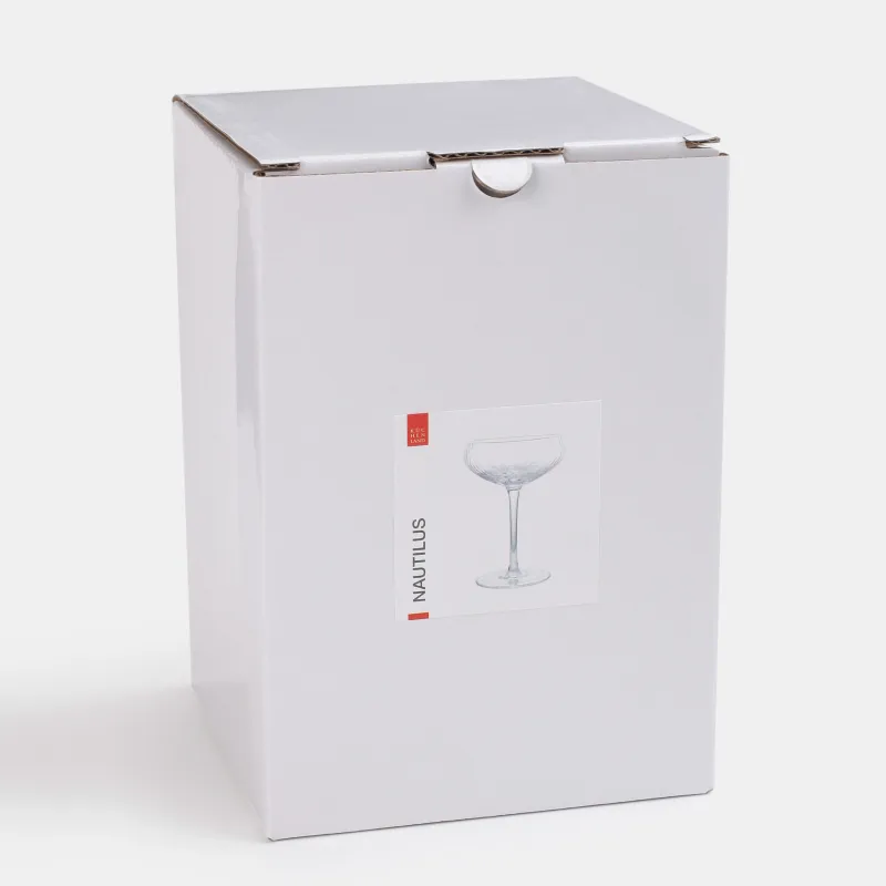 Бокал-креманка для шампанского, 230 мл, стекло, Nautilus, image-3